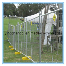 60X150mm 4mm Durchmesser heiß getaucht Galvanized Australien temporäre Zaun
